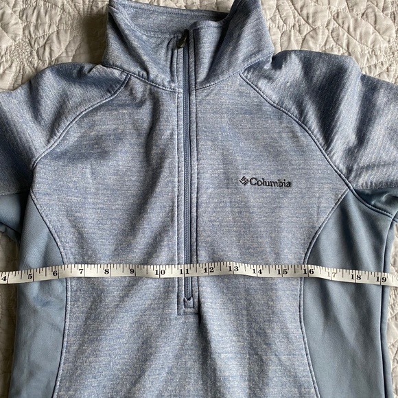 Baby Blue Columbia Quarter-Zip - Picture 4 of 7